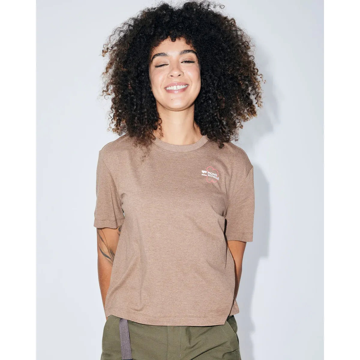 T-shirt Yonder en coton mérinos biologique - Femmes