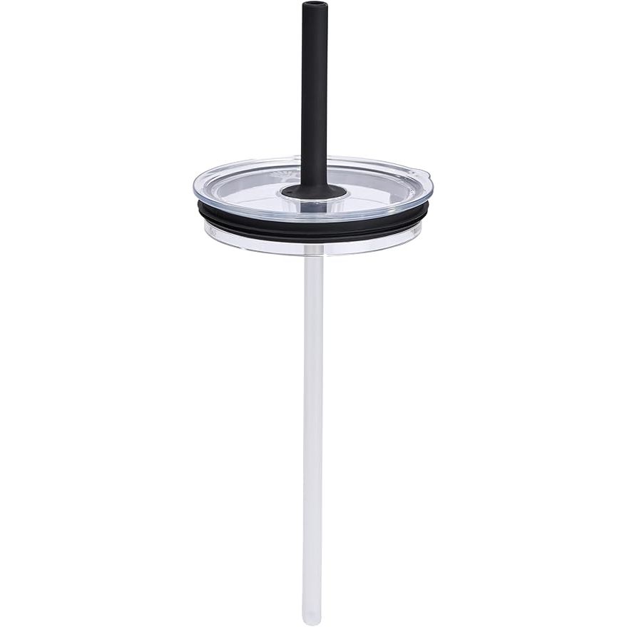 Couvercle à paille intégré pour gobelet - Transparent