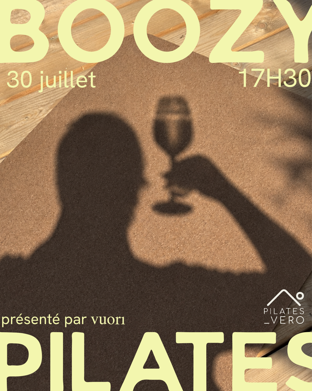 Billet Boozy Pilates - 30 juillet