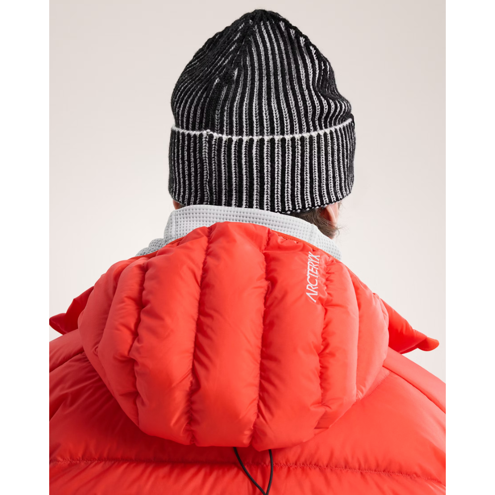 Arc'Teryx Ribbed Tuque - Black/Arctic Silk||Ribbed - Toque - Black/Arctic Silk