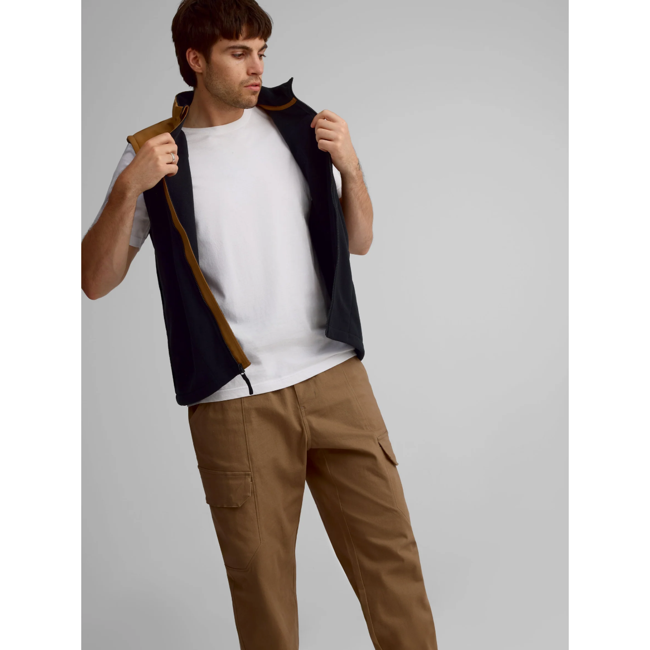 Veste en polaire à manches amovibles - Hommes