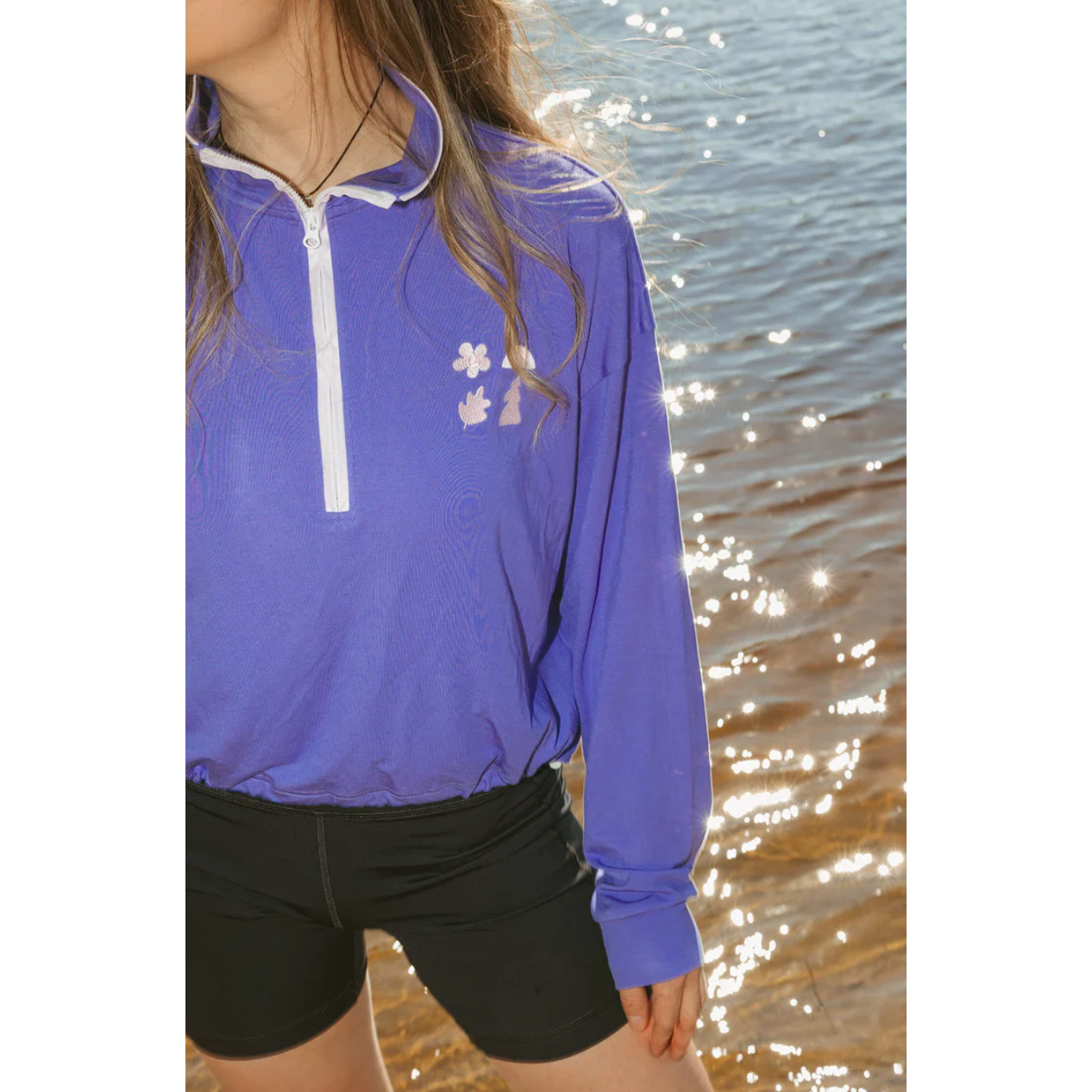 Chandail à fermeture éclair en bamboo