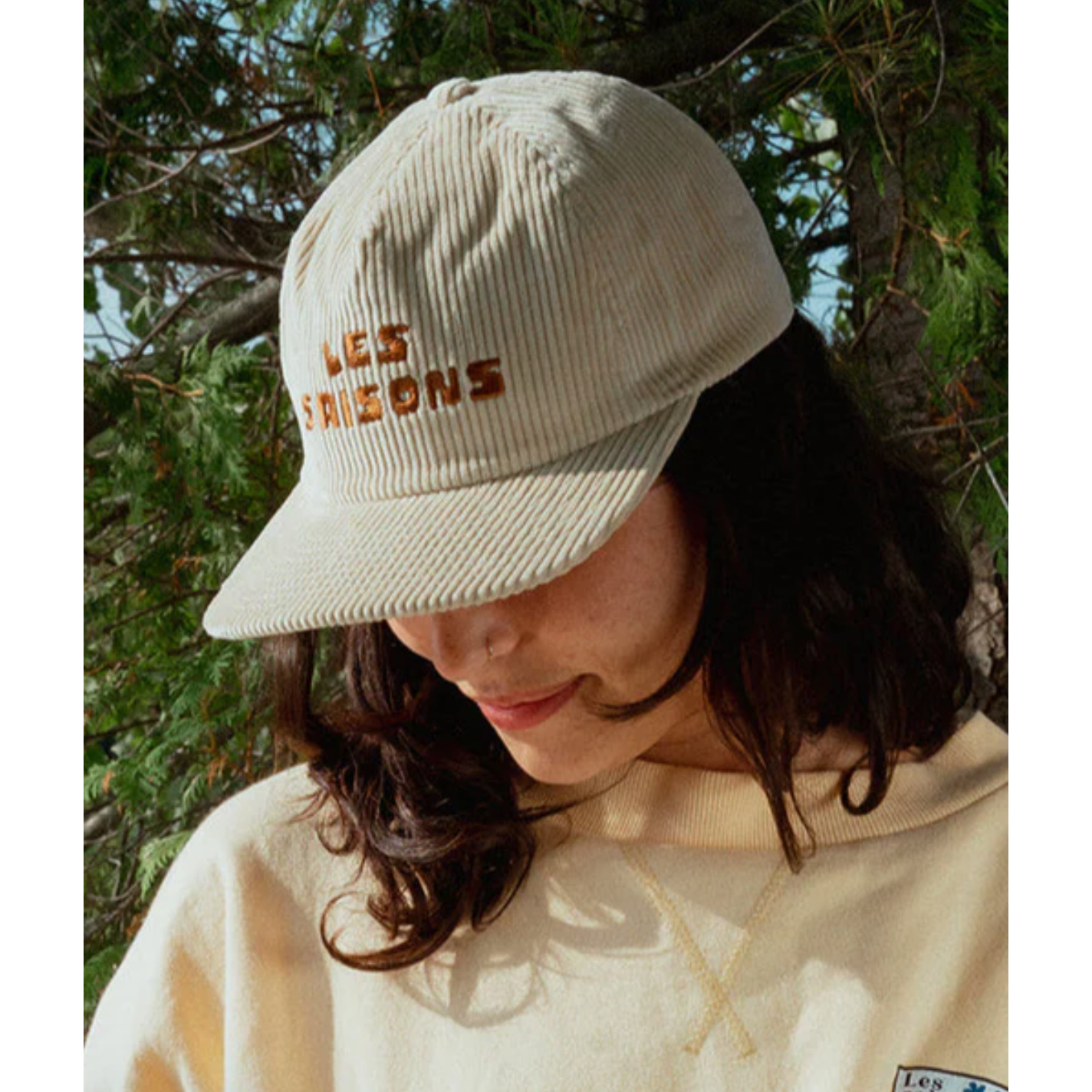 Casquette en corduroy