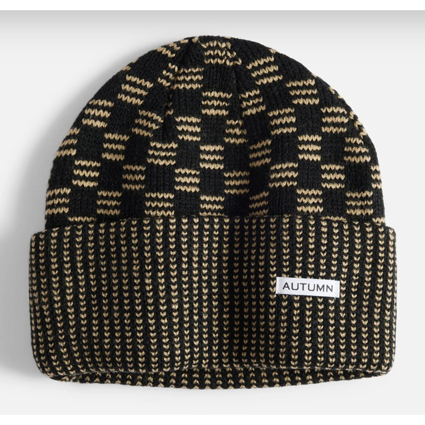 Autumn - Squared Beanie - Black