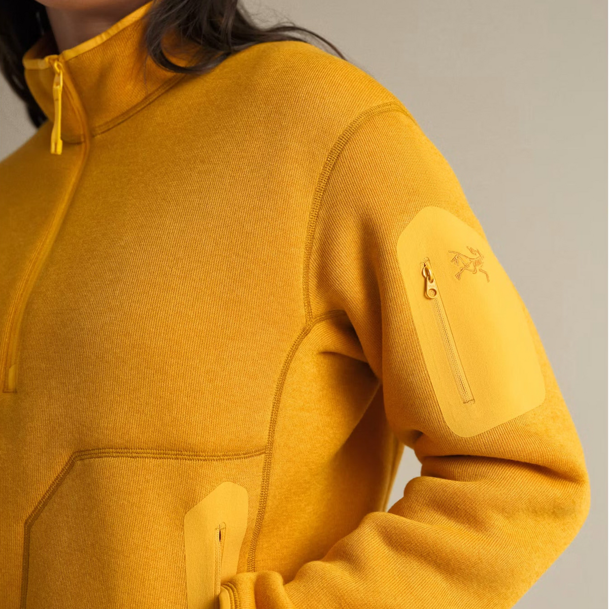 Pull Covert à col zippé demi-hauteur - Femmes