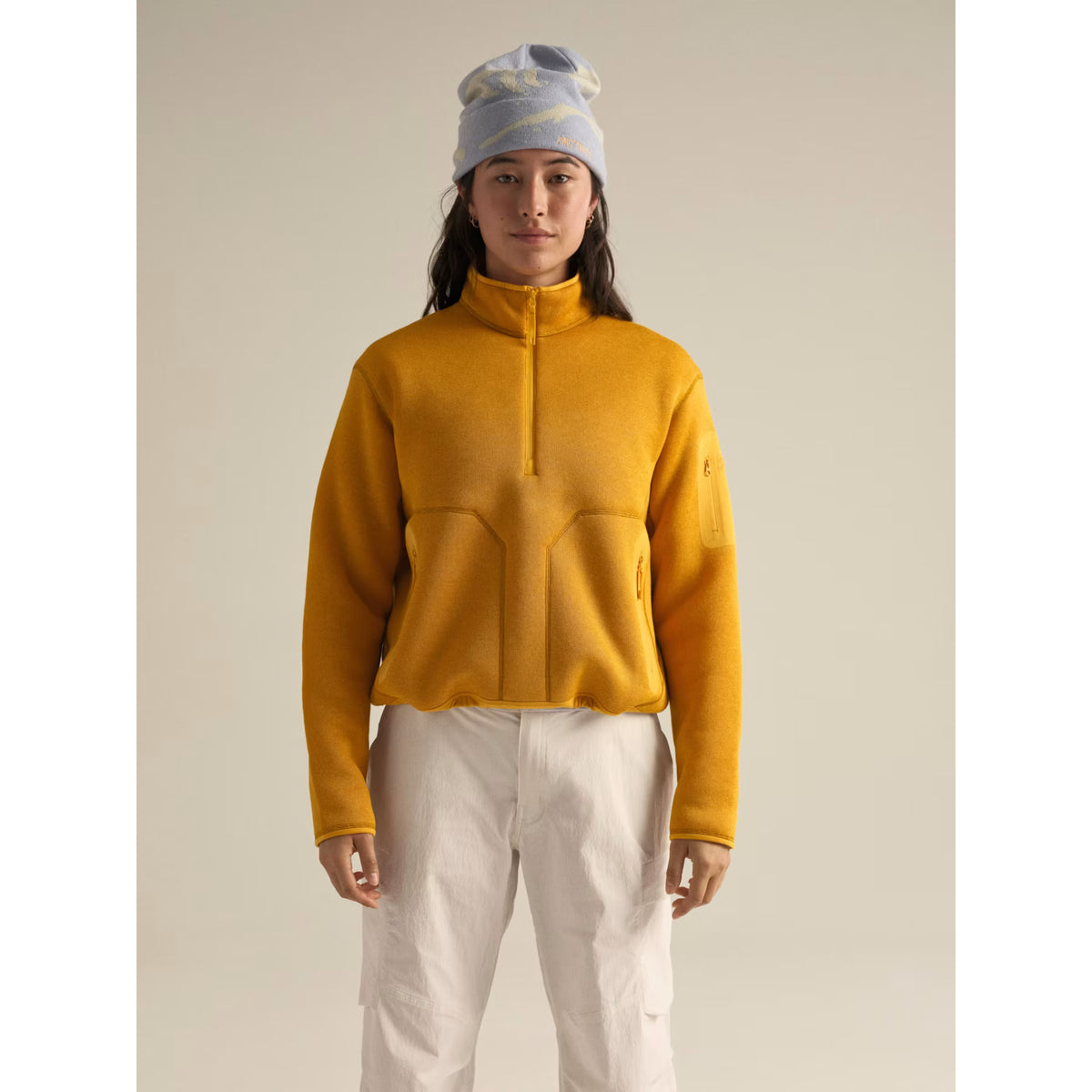 Pull Covert à col zippé demi-hauteur - Femmes