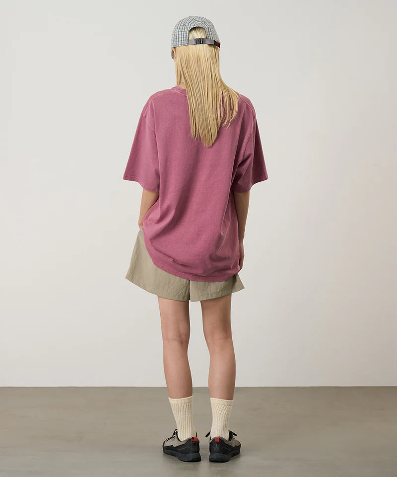 T-shirt One Point teint par pigmentation - Unisexe