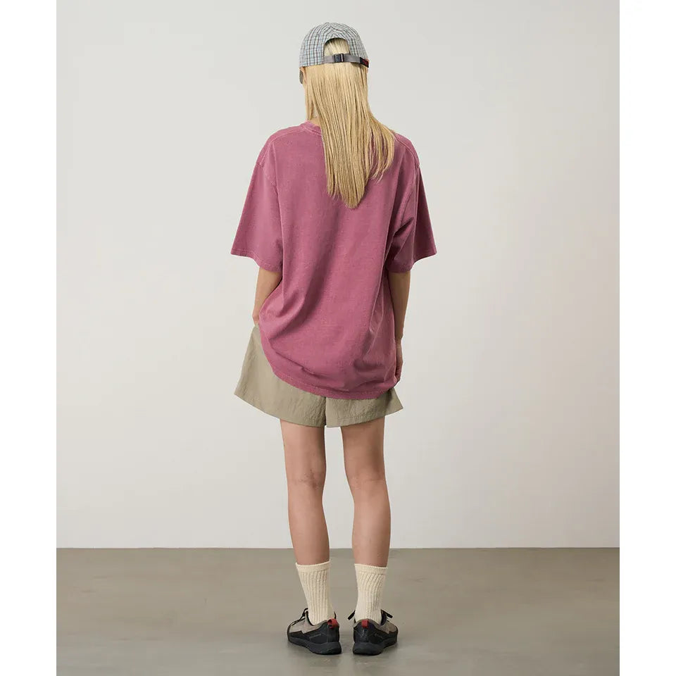 T-shirt One Point teint par pigmentation - Unisexe