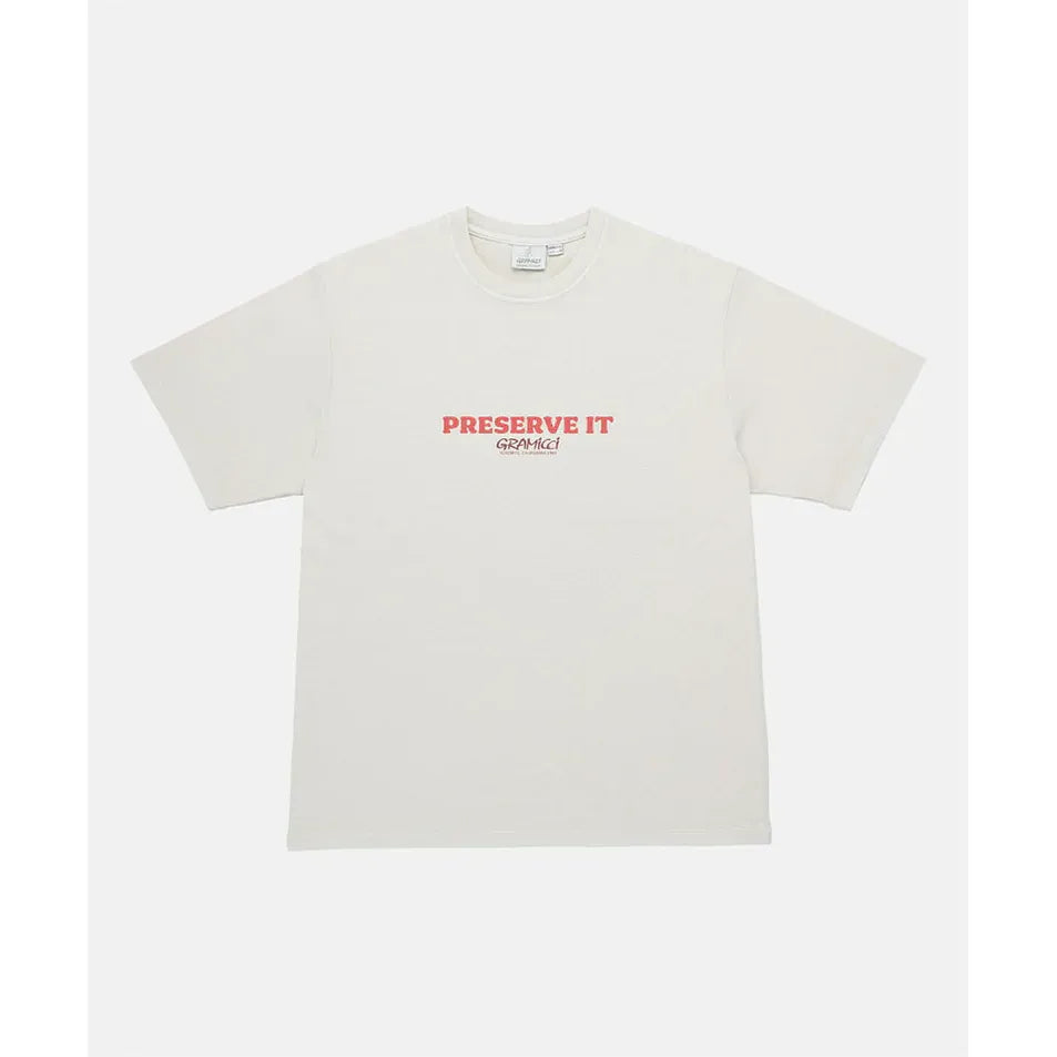 T-shirt Footprints teint par pigmentation - Unisexe