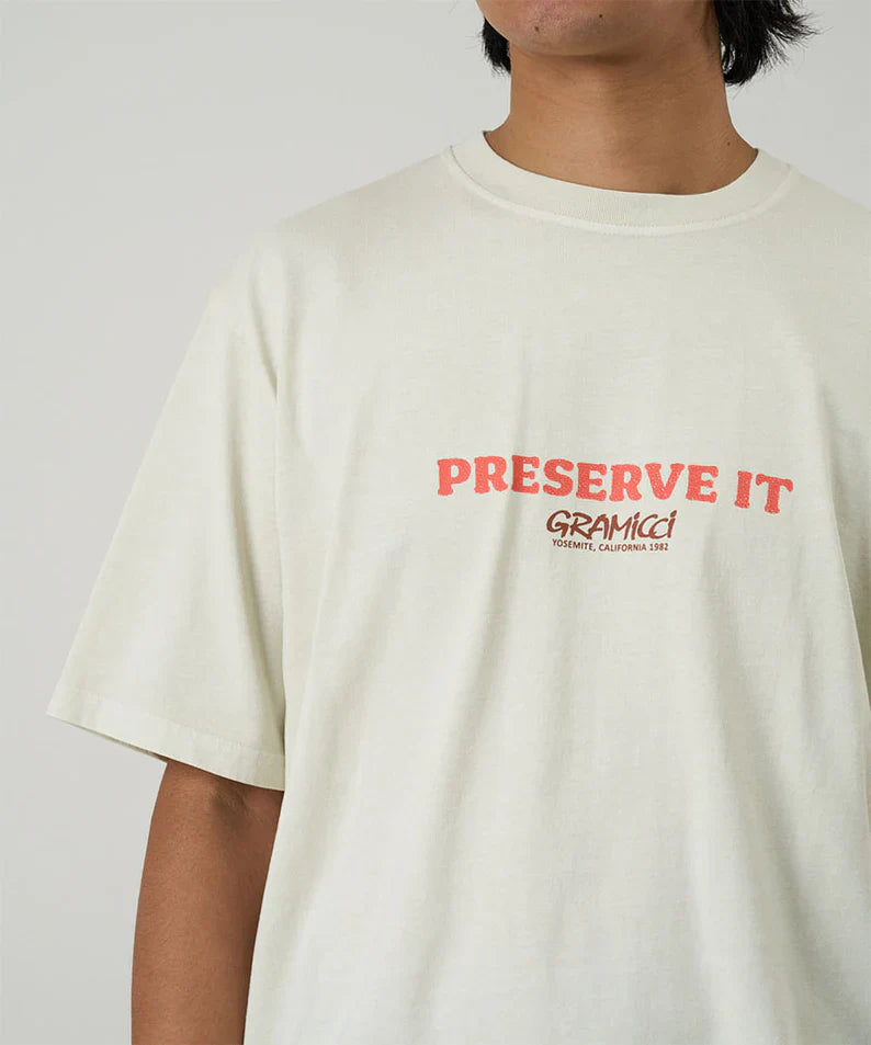 T-shirt Footprints teint par pigmentation - Unisexe