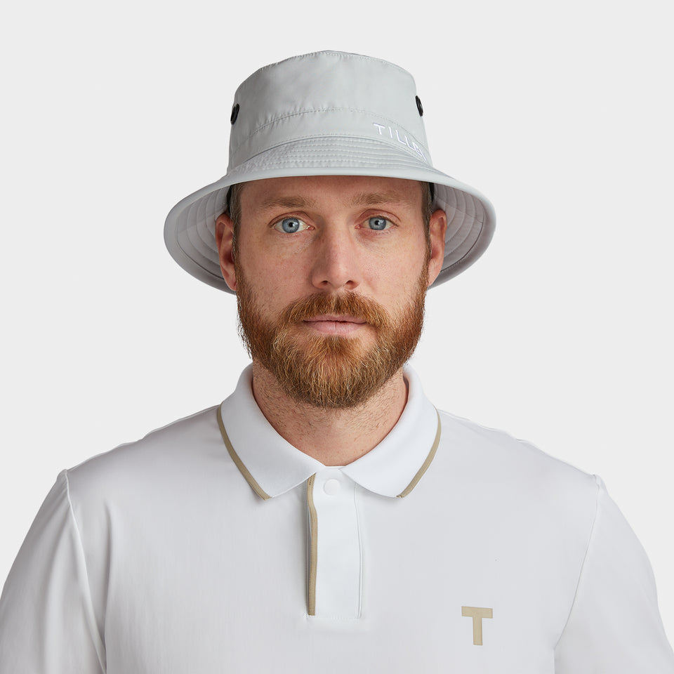 Chapeau Cloche de Golf Unisex - Gris Pâle||Golf Bucket Unisex Hat - Light Grey