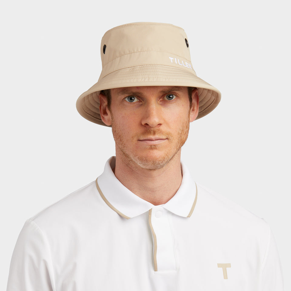 Chapeau Cloche de Golf Unisex - Tan||Golf Bucket Unisex Hat - Light Tan