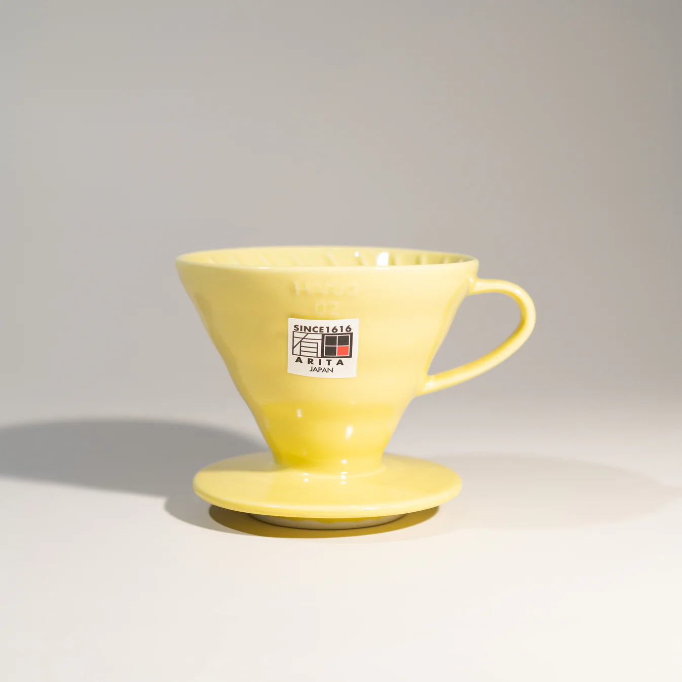 V60-02 en Céramique Hario - Lemon Yellow