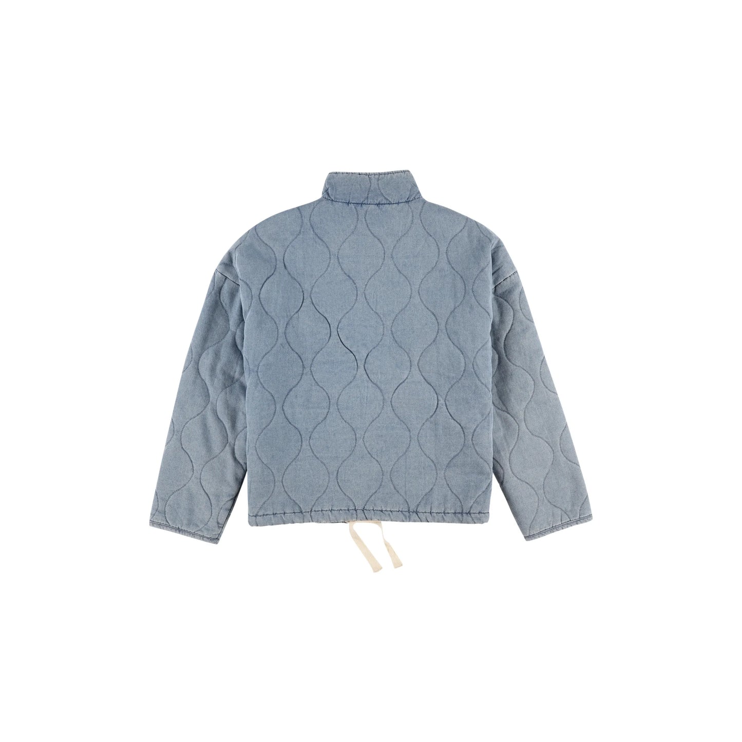 Veste matelassée en denim pour femme – L’Unique