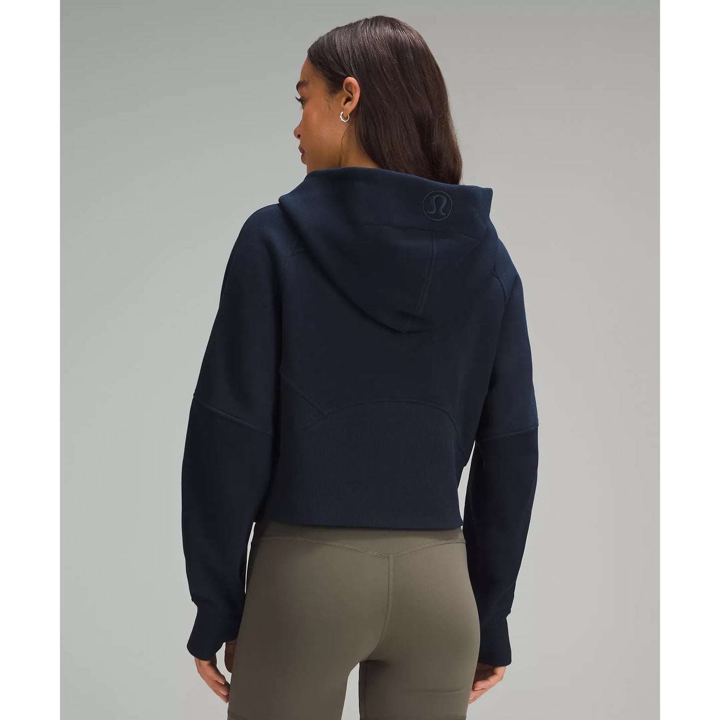 Scuba Oversized Half-Zip Hoodie - Femmes
