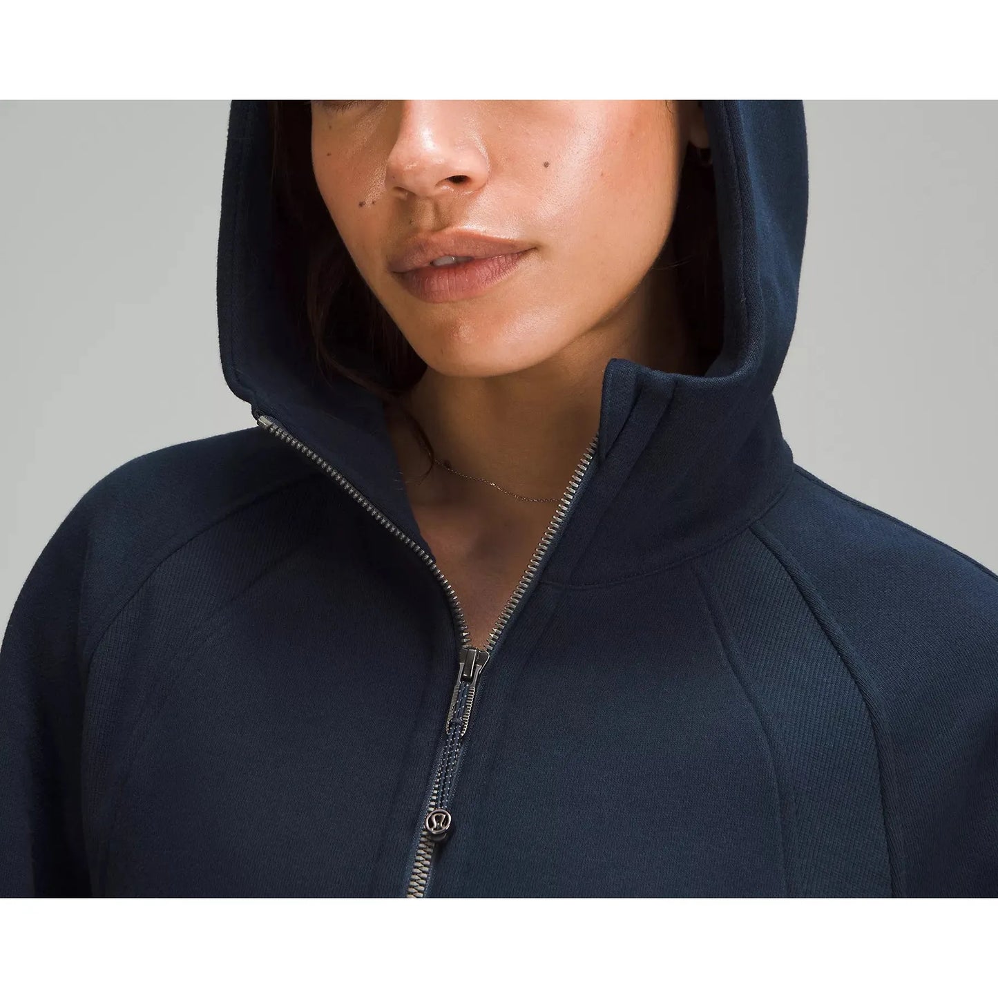 Scuba Oversized Half-Zip Hoodie - Femmes