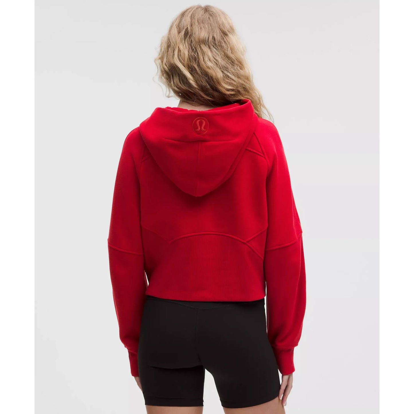 Scuba Oversized Half-Zip Hoodie - Femmes