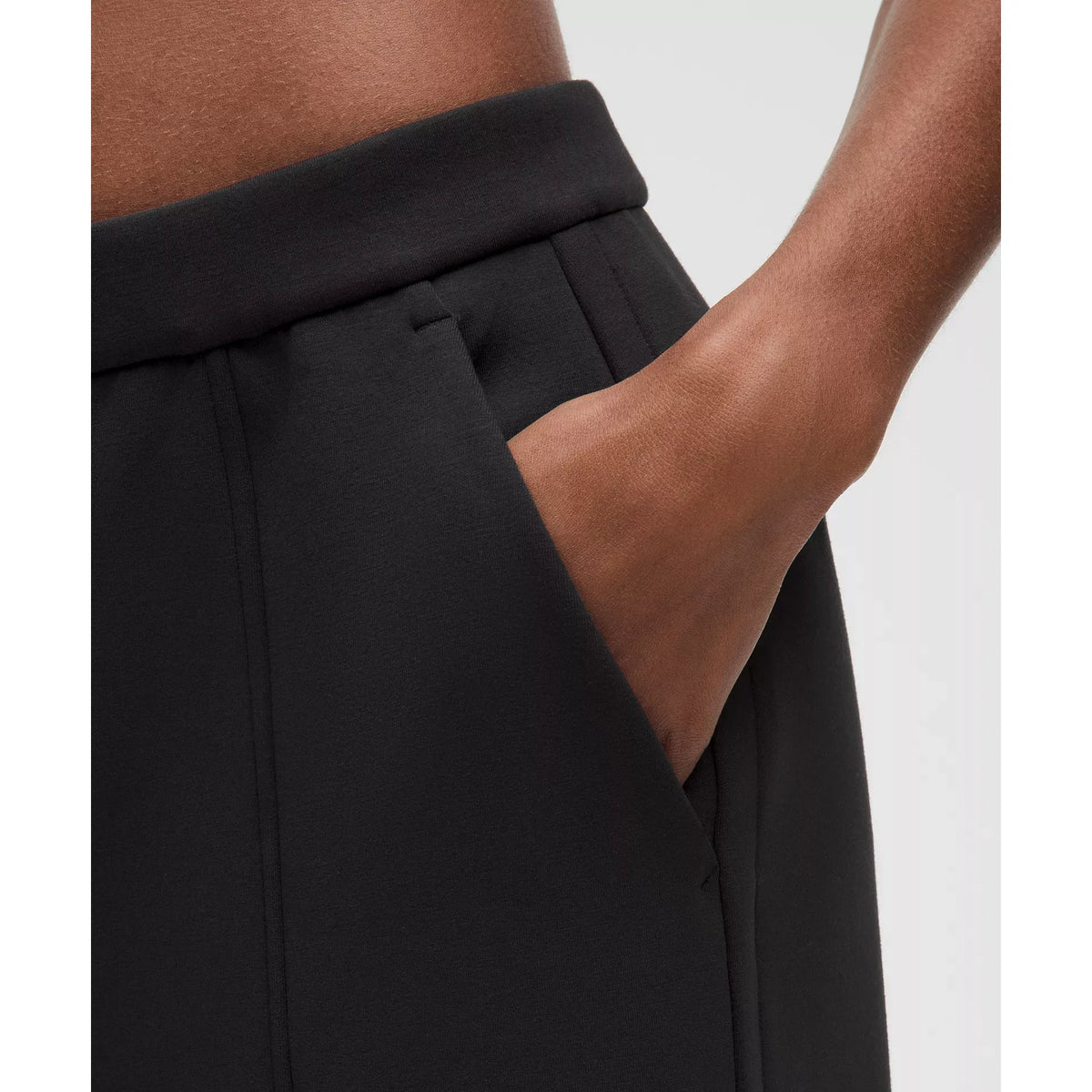 Pantalon large taille haute Smooth Spacer - Femmes