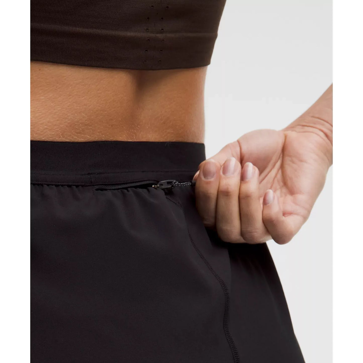 Short taille haute fendu 3" - Femmes