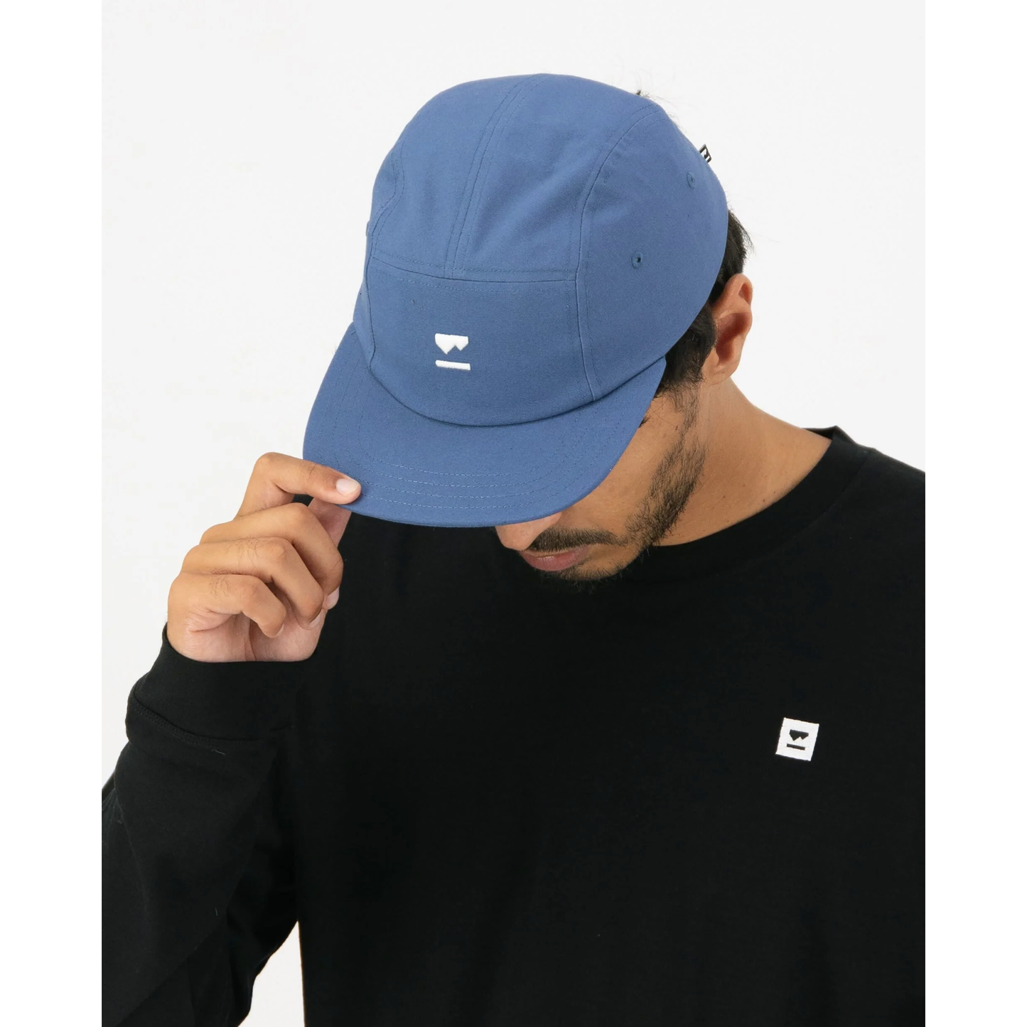 Ridgeline – 5-Panel Logo Cap – Steel Blue ||Ridgeline - 5 Panel Cap Logo - Steel Blue