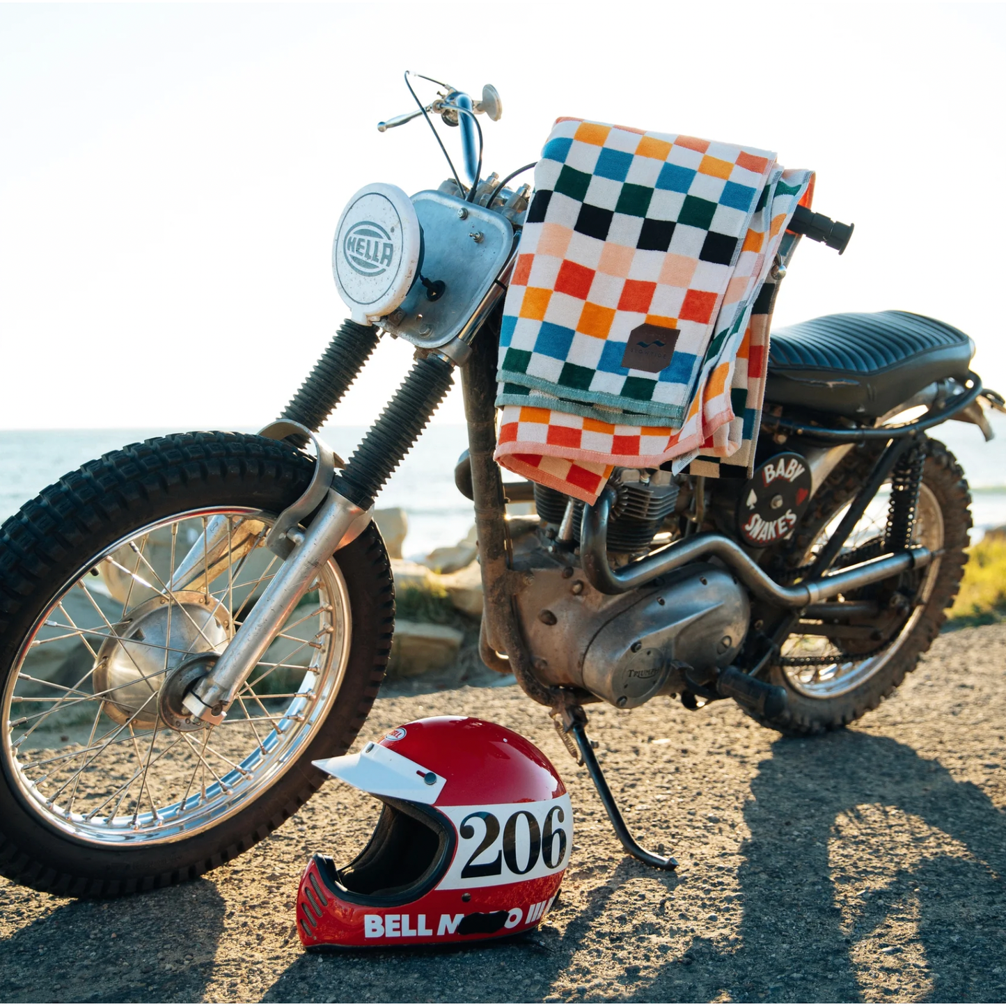 Serviette de plage surdimensionnée Sundown – Multi