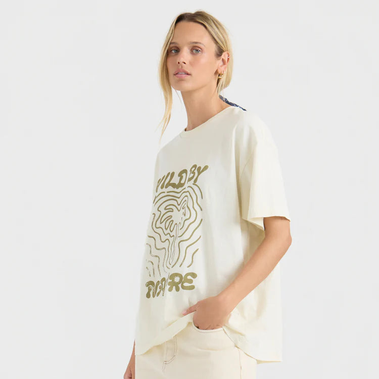 T-shirt premium oversize Wild By Nature - Femmes