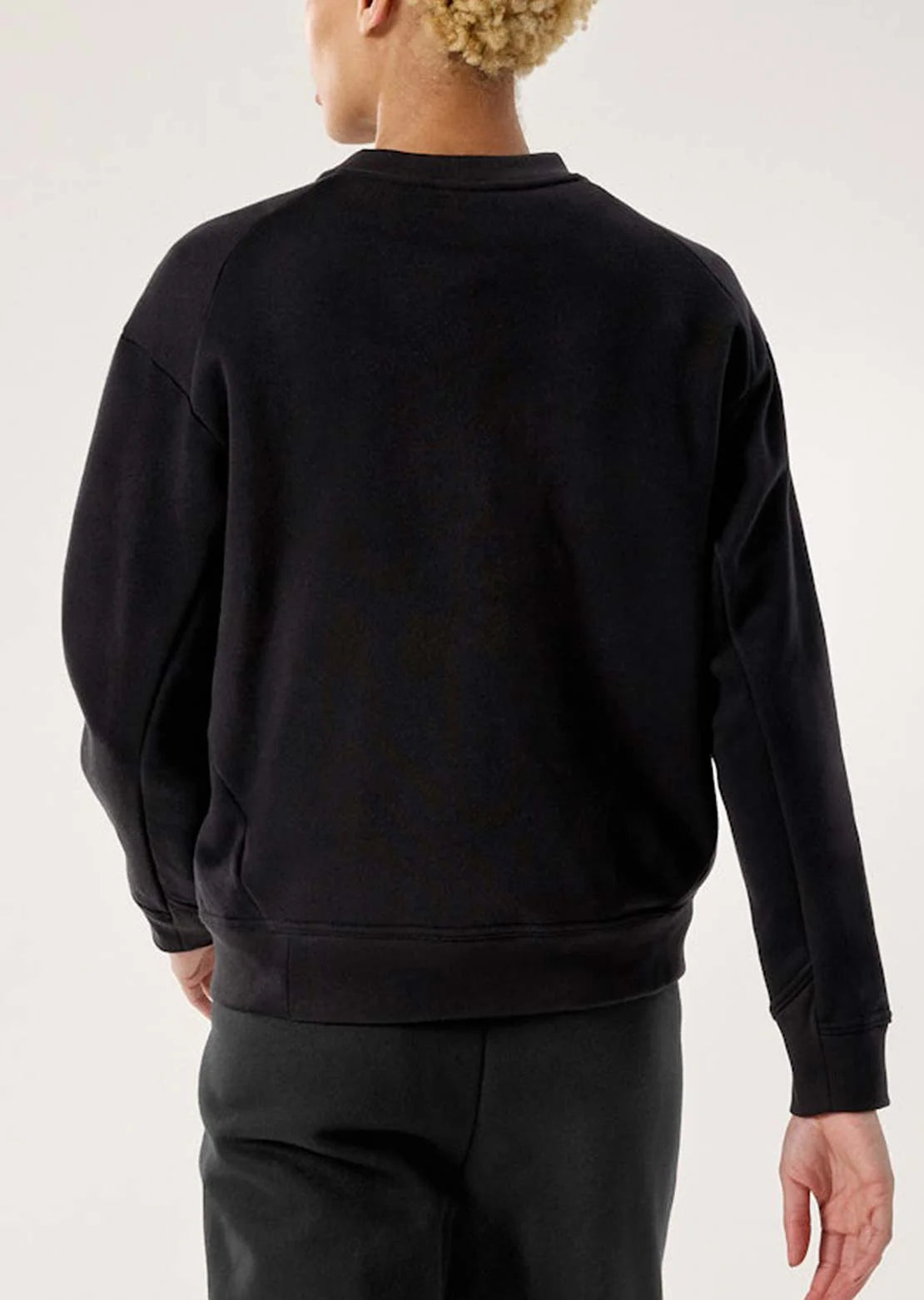 Chandail en polar à col rond Emblem - Femmes