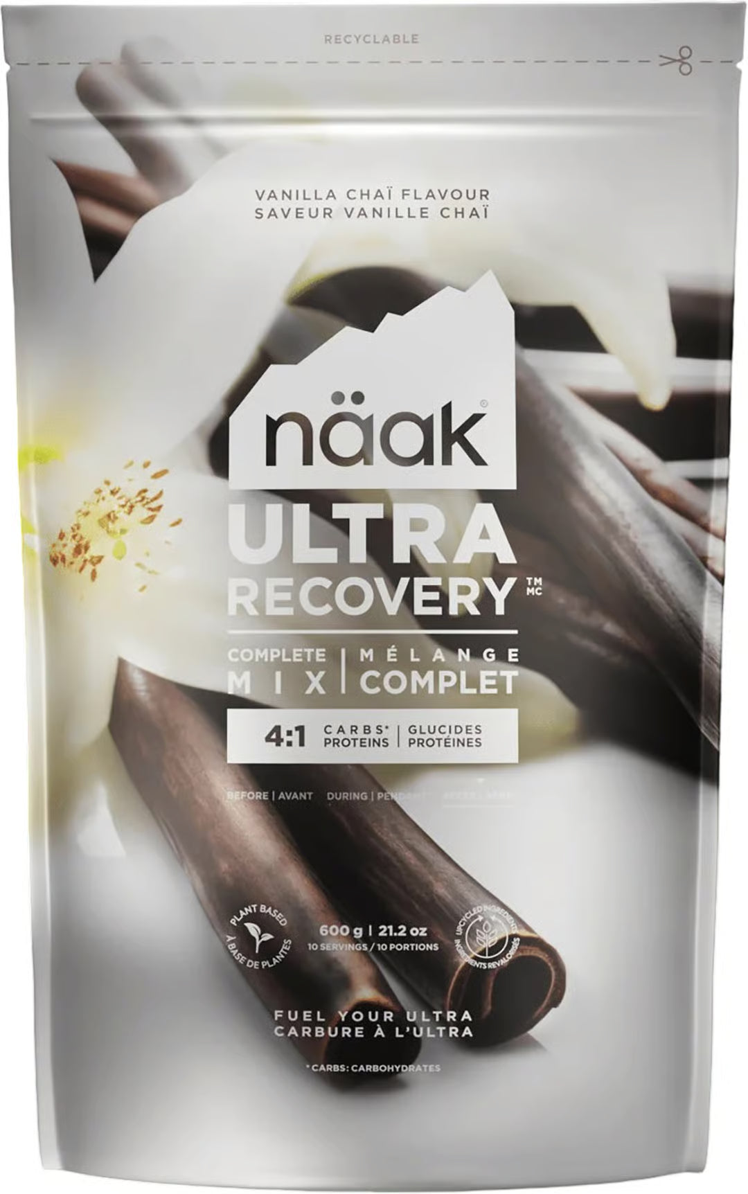 Naak recovery Complete Mix - Vanilla Chai 600g