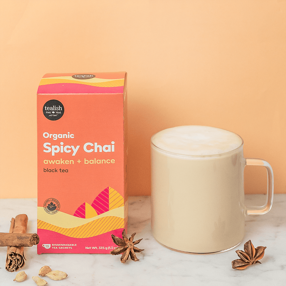 Sachets Thé Chai Bio||Organic Spicy Chai Tea Sachets
