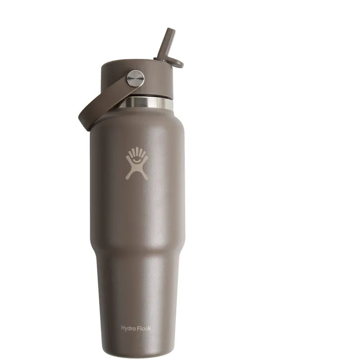 Gourde isotherme 946 ml avec paille Flex – Large ouverture