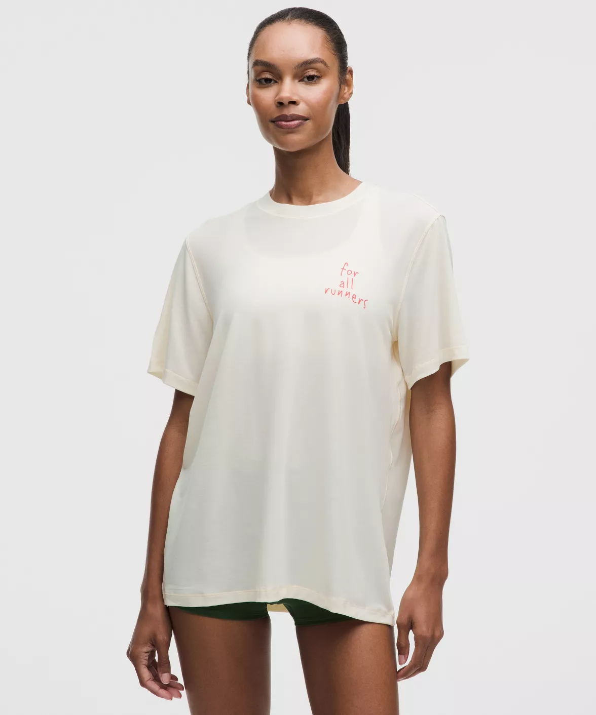 Chandail d’entraînement à manches courtes en jersey pour la course – Femme