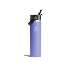 24 oz Wide Mouth Bottle with Flex Straw Cap