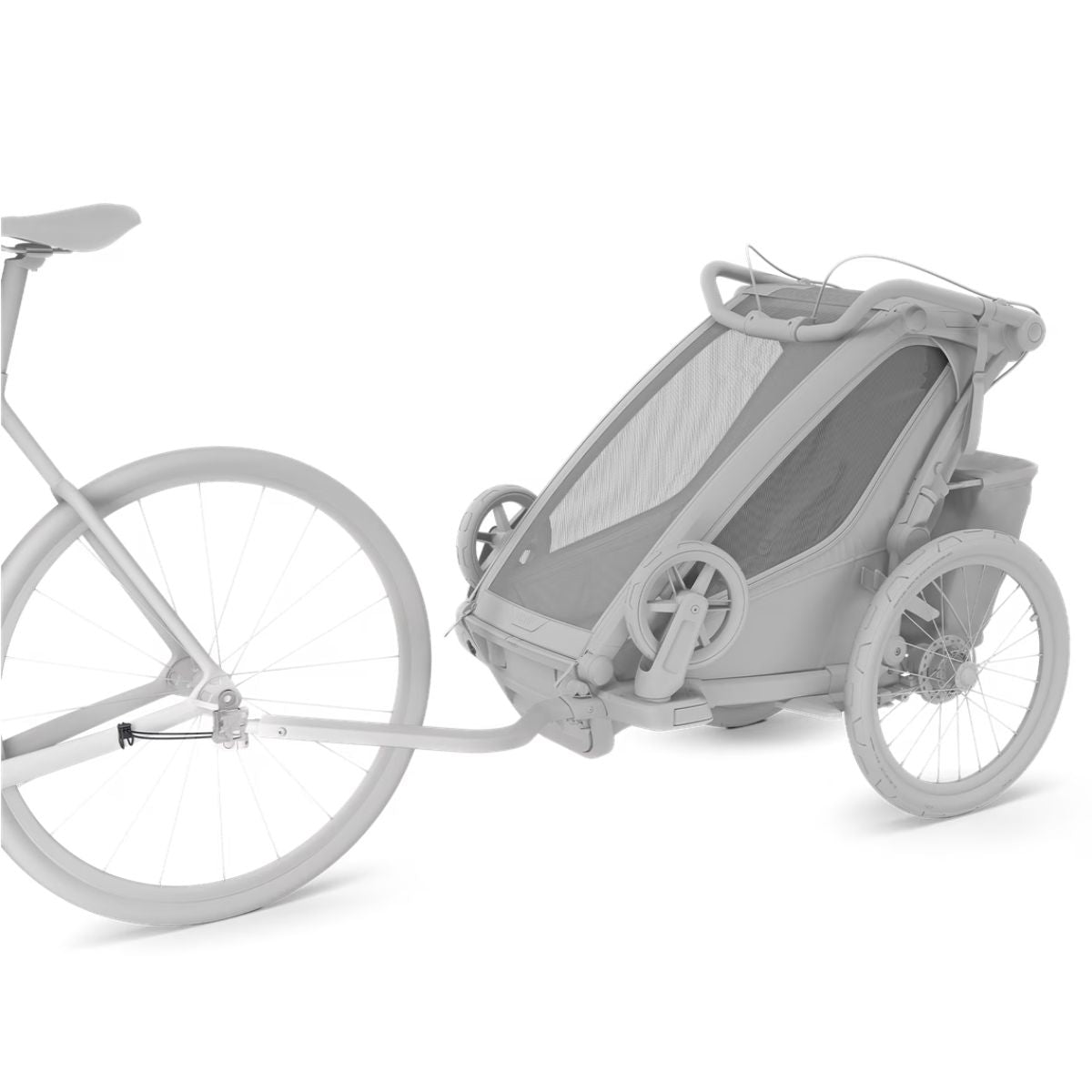 Axe traversant ezHitch pour remorque Thule Chariot avec déblocage rapide