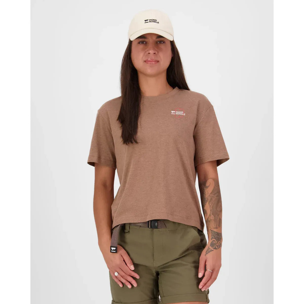 T-shirt Yonder en coton mérinos biologique - Femmes