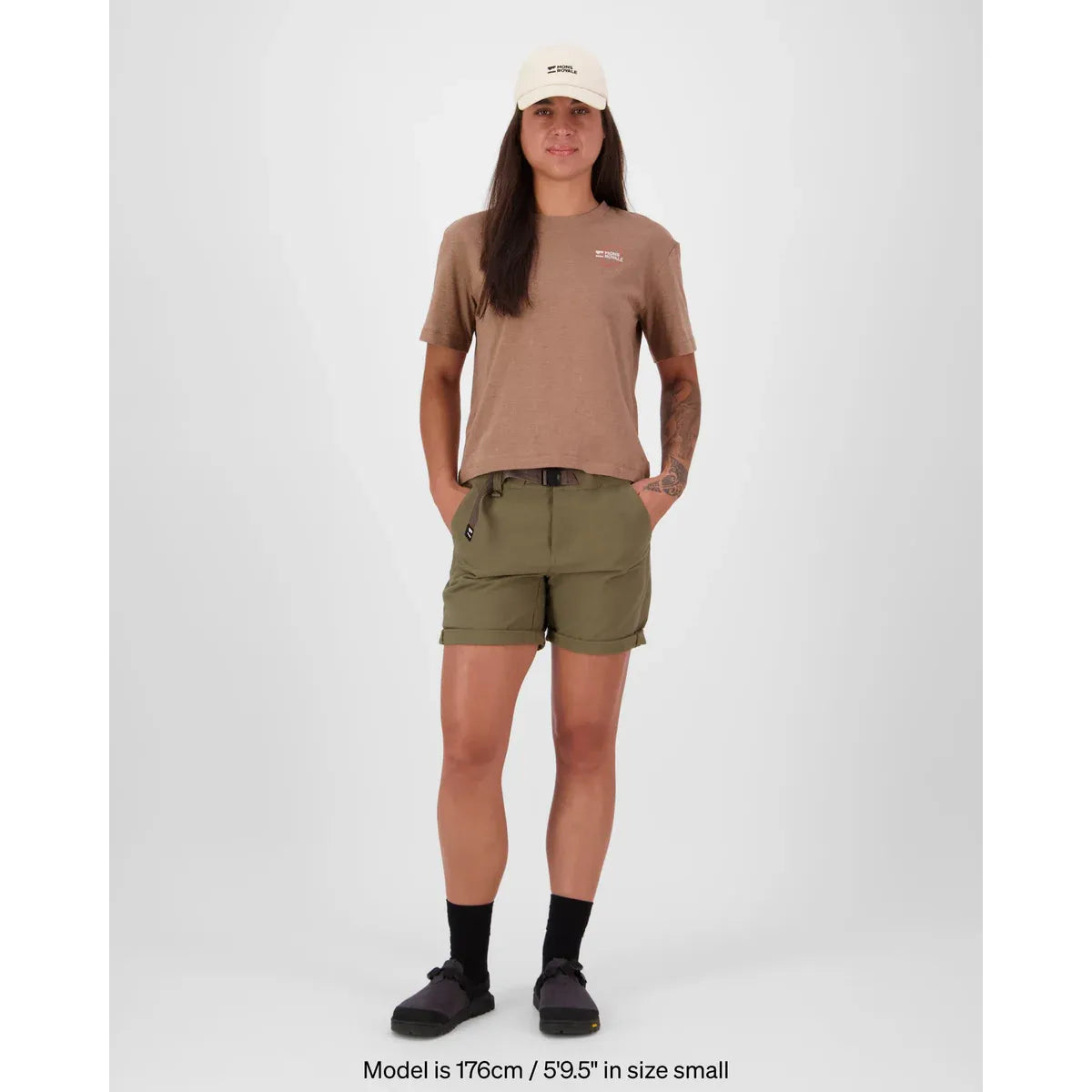 T-shirt Yonder en coton mérinos biologique - Femmes