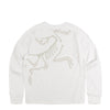 Chandail à manches longues Kragg pour Femmes||Long Sleeves Cotton Bird Crew Neck for Women's