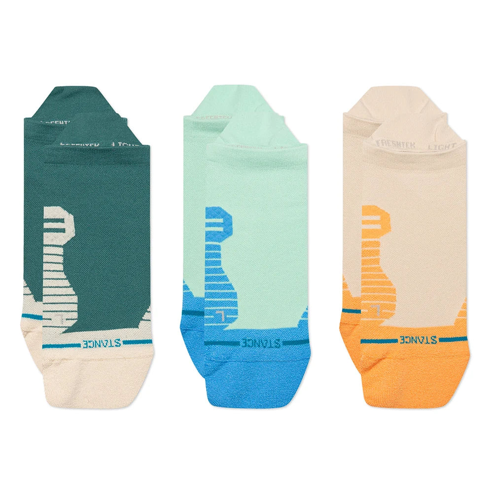 Chaussettes Run Light No Show - Lot de 3 paires - Unisexe