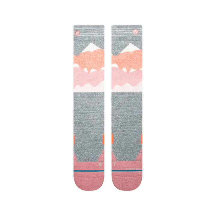 Chaussettes de Ski Lonely Peaks OTC - Dustyrose||Lonely Peaks Snow Otc Socks - Dustyrose