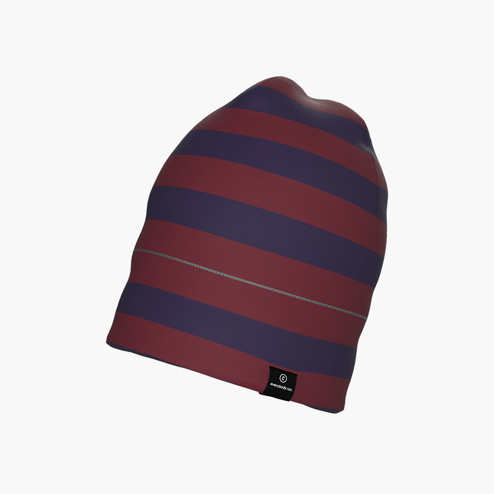 Tuque de Course CR3Beanie - Malbec Bars||Running Beanie CR3Beanie - Malbec Bars