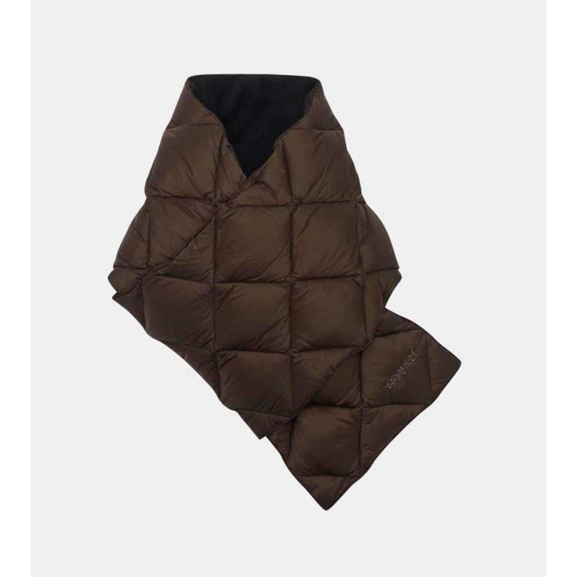 Foulard en duvet - Brun Foncé - Unisexe