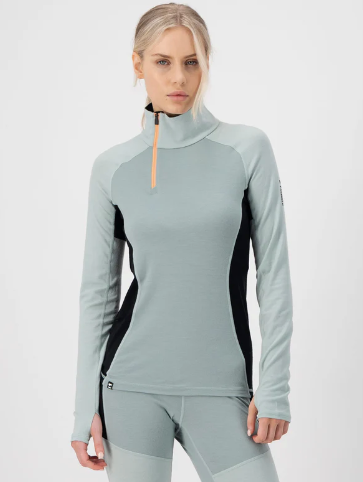 Combine Olympus Merino 1/2 Zip pour Femmes || Olympus Merino Base Layer L/S for Women's