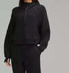 Chandail demi-zip Scuba pour Femmes || Scuba Oversized HZ Hoodie for Women's