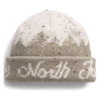 Cabin Mountainscape Beanie - Clay Grey White