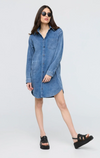 Robe en Jeans pour Femmes||Performance Denim Lite Shirt Dress for Women's
