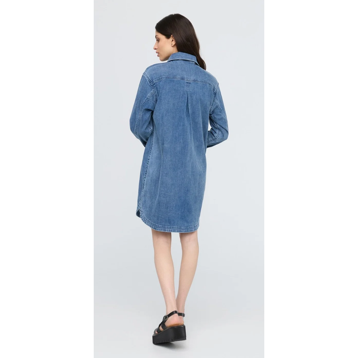Women's Denim Dress | Performance Denim Lite Shirt Dress for Women
