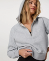 Hoodie demi-zip capuchon pour Femmes||Restore Half Zip Hoodie for Women's