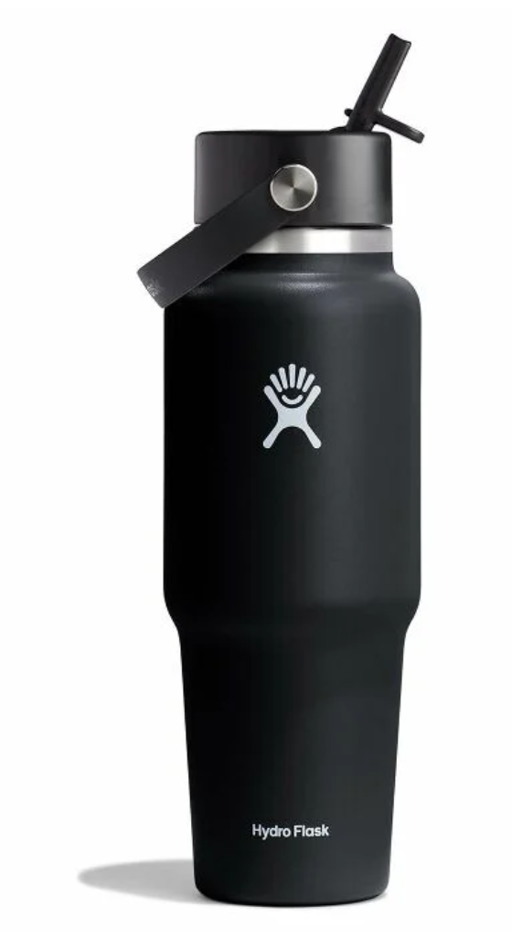 Gourde isotherme 946 ml avec paille Flex – Large ouverture||Flex Straw Travel 32 oz Wide