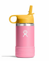 Bouteille d'eau isolé 12 oz pour Enfants||Bottle Straw Cap and Boot 12 oz for Kids