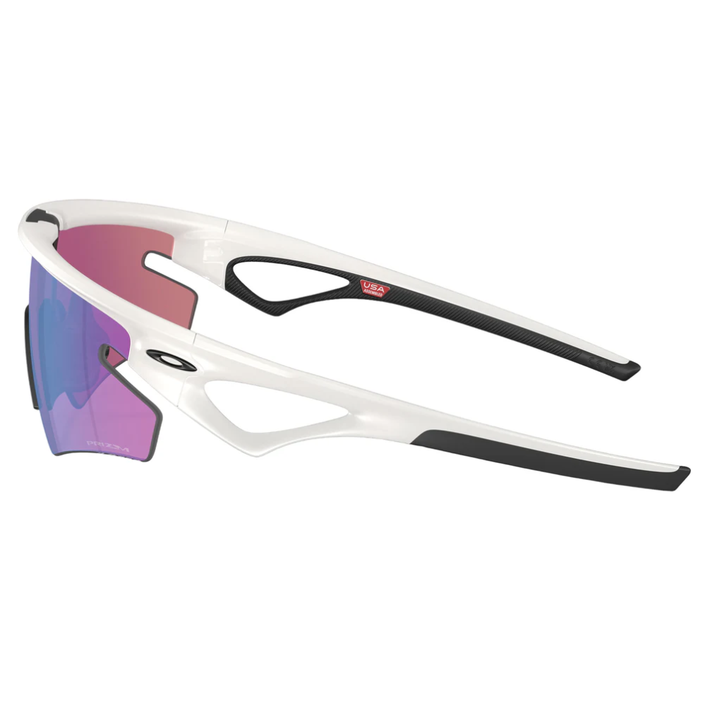 Oakley Sphaera Slash Sunglasses - Prizm Road Jade Lenses || Sphaera Slash Sunglasses - Matte Vapor - Prizm Road Jade Lens