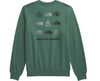Chandail en molleton à col rond graphique Outdoor||Outdoor Graphic Crew Neck Sweatshirt